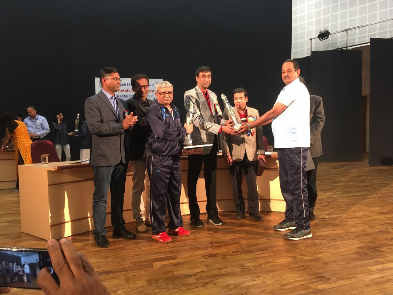 Achievements of Golconda Table Tennis Team 2019 DAE Employees